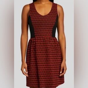 Kensie Black Ribbon-Trim Dress